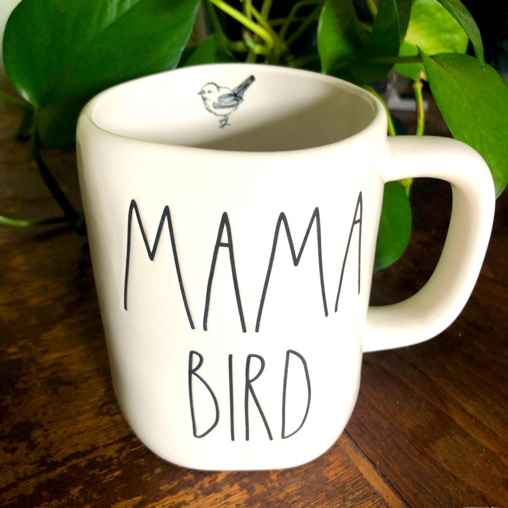 RAE DUNN Mama Bird Coffee Mug